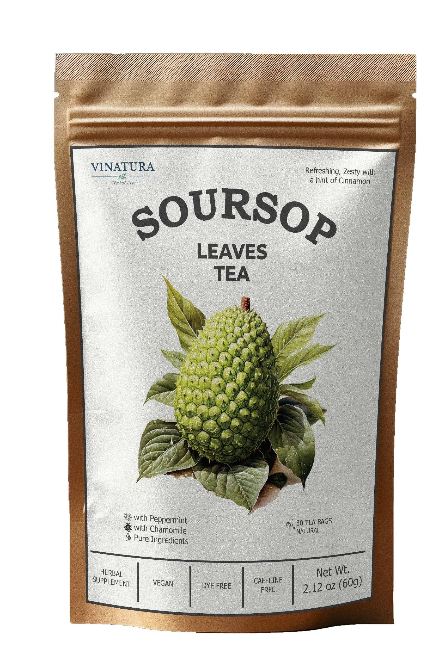 VINATURA SUPPLEMENTS - Wholesale Health/Detox Tea - Soursop Leaves Tea - Herbal Tea7