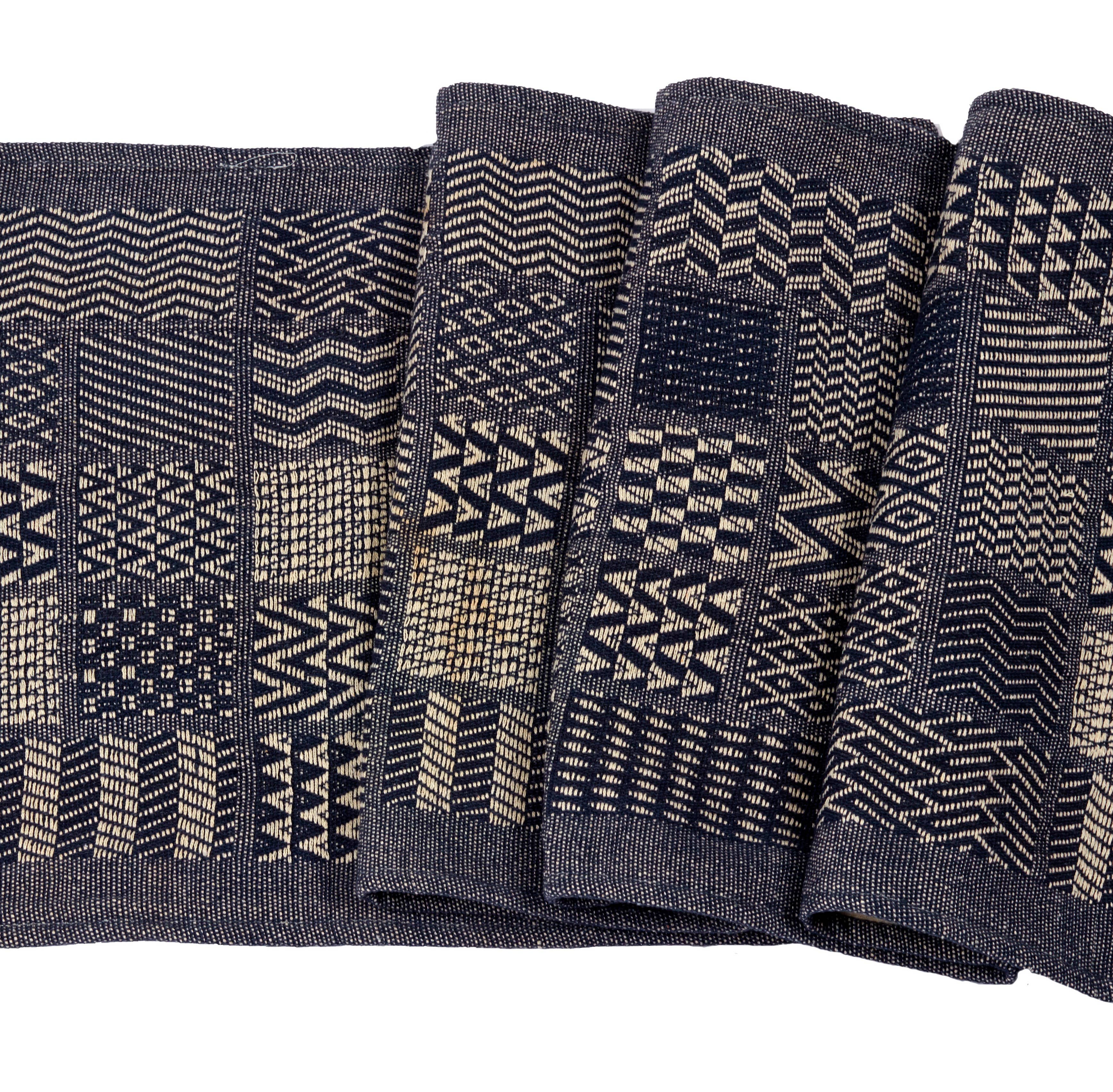 Arcadia Home - Wholesale Table Runner - Hand-Loomed CottonTable Runner - Indigo Blue  18"x96",0