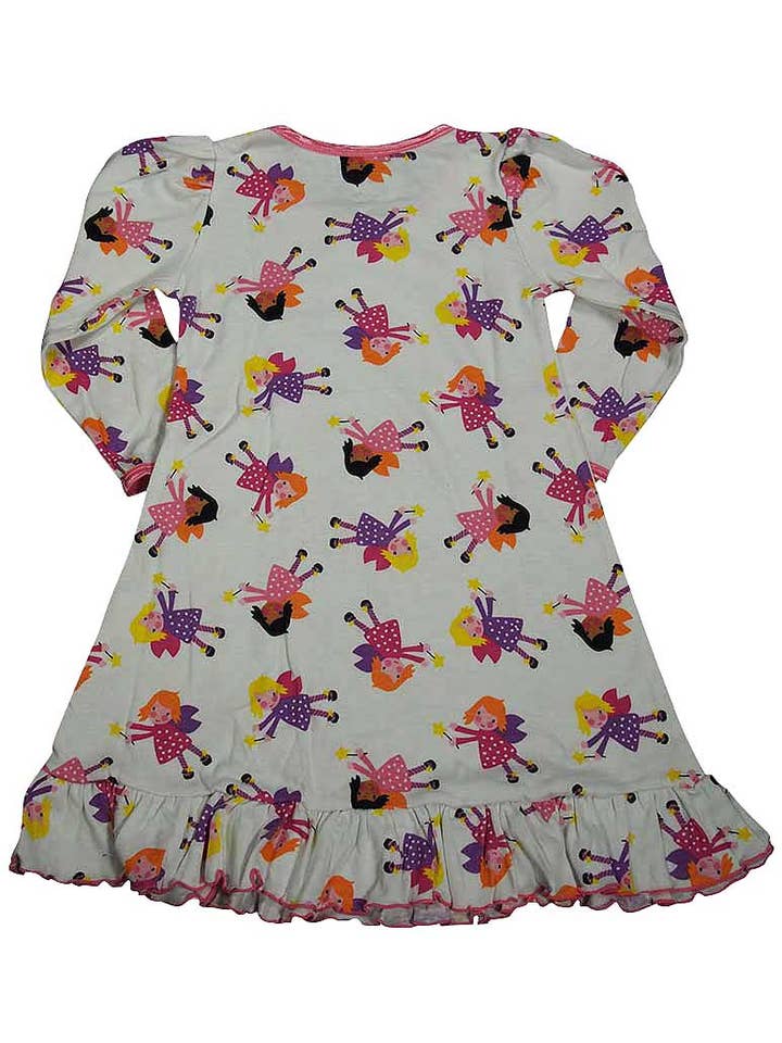 Eastern Off Price - Wholesale Nightdress - Kids - Sara's Prints Toddler Girls Long Sleeve Gown Multi Prints Ru9
