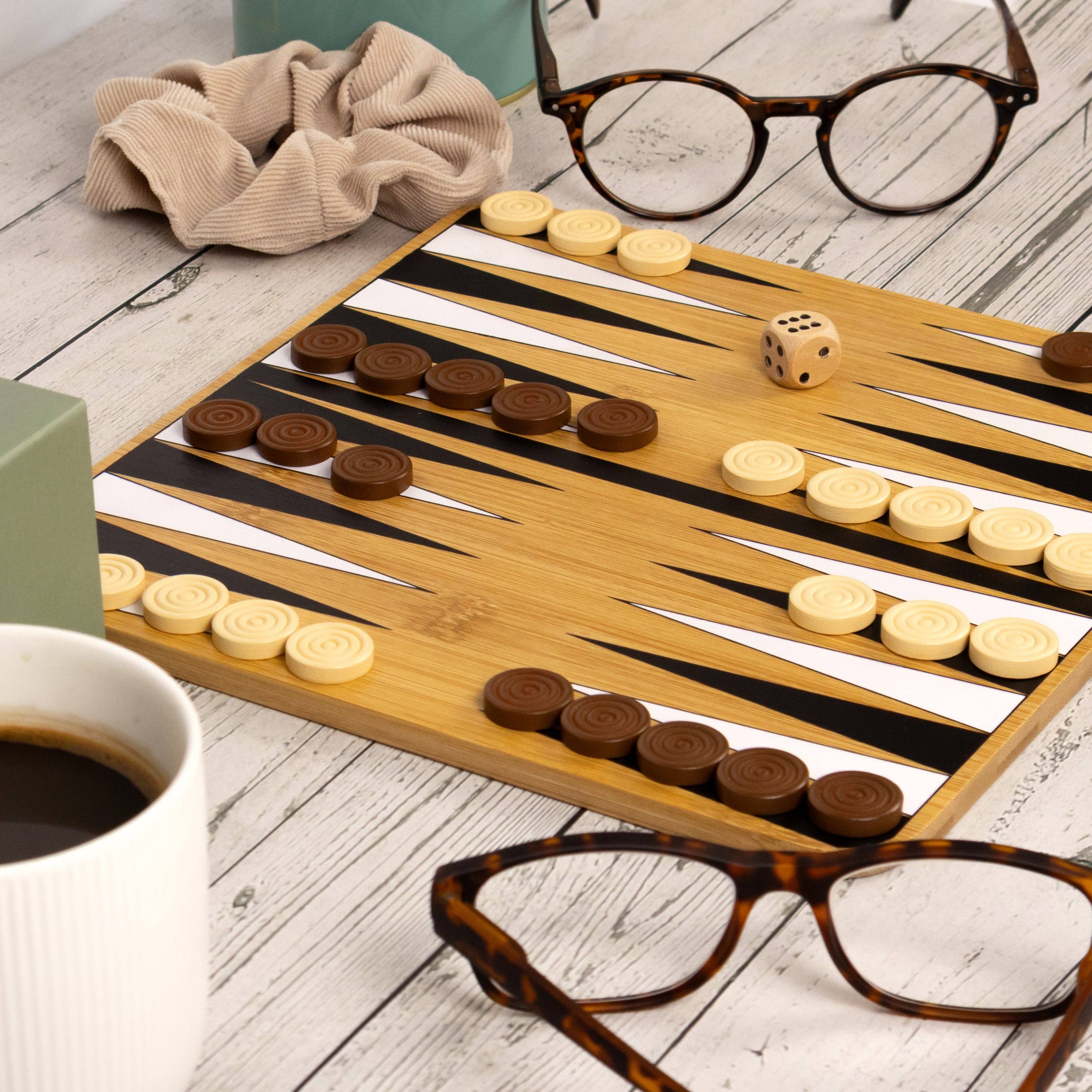 Robert Frederick Ltd - Wholesale Board Game - Bamboo Backgammon & Chess Double Set - Made Using Sustainable Materials6