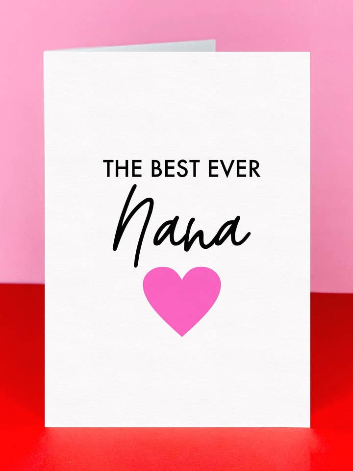 The best ever Nana Card - Carte de grand-mère - Grand anniversaire pour la vente par The Card Edit
