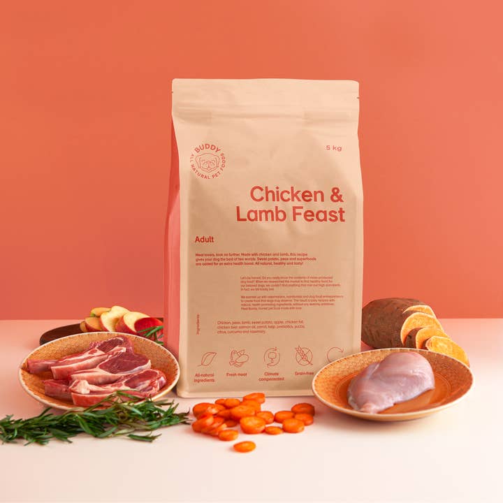 Chicken & Lamb Feast for wholesale by Buddy Pet Foods
