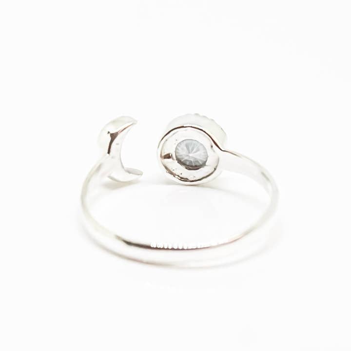 Quasar Gems USA - Wholesale Band/Stacked Ring - Mystic Topaz Ring Sterling Silver Adjustable