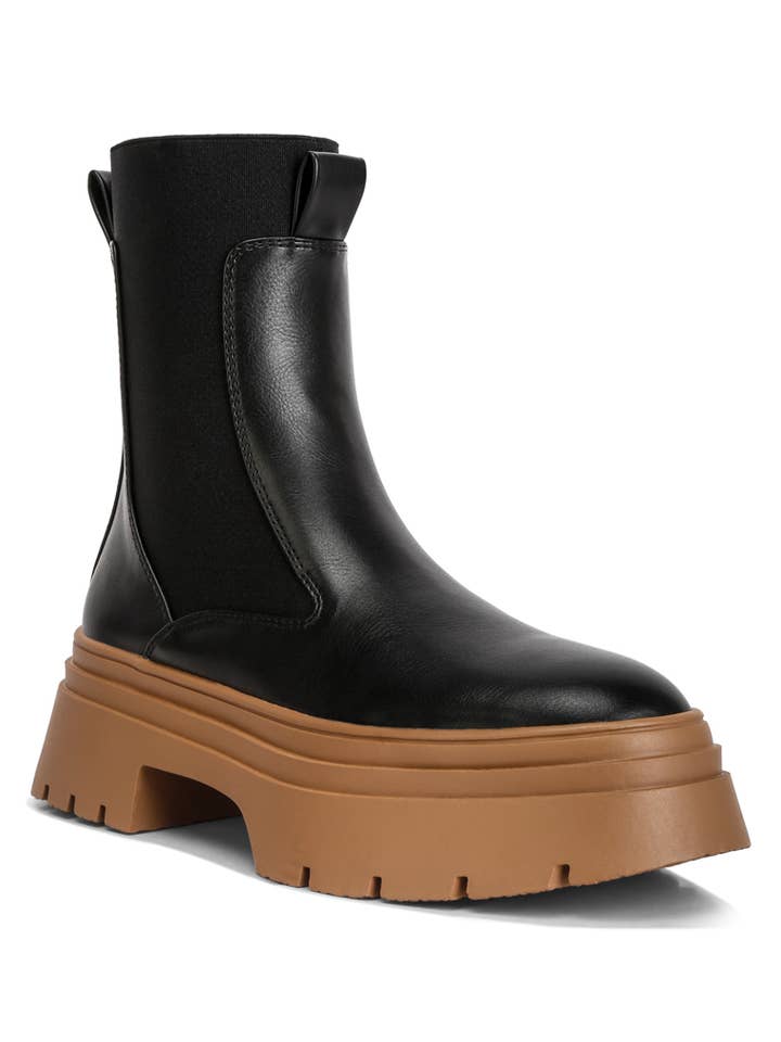 Rag Company - Wholesale Chelsea Boots - Women's - Ronin High Top Chunky Chelsea Boots0