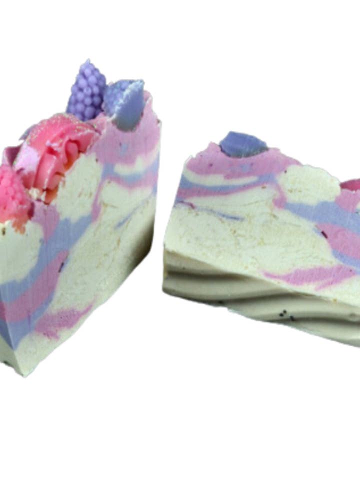 Luxury Berrylicious Soap Slice - Vegan - SLS Free - Cold Process Soap for wholesale by The Stuff I Love
