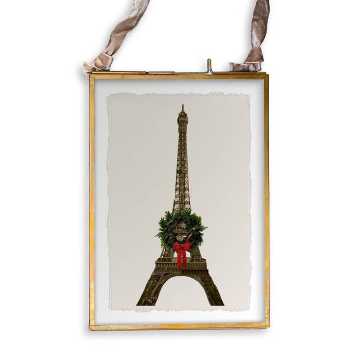 French Graffiti - Wholesale Tea Towel - Eiffel with Wreath13