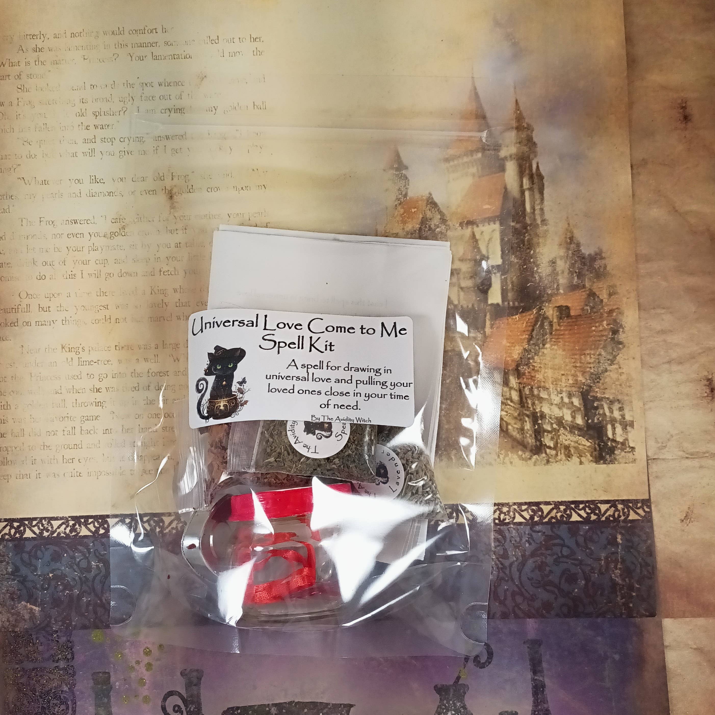 The Avidity Witch - Wholesale Meditation Supplies - Universal Love Come to Me Spell Kit1