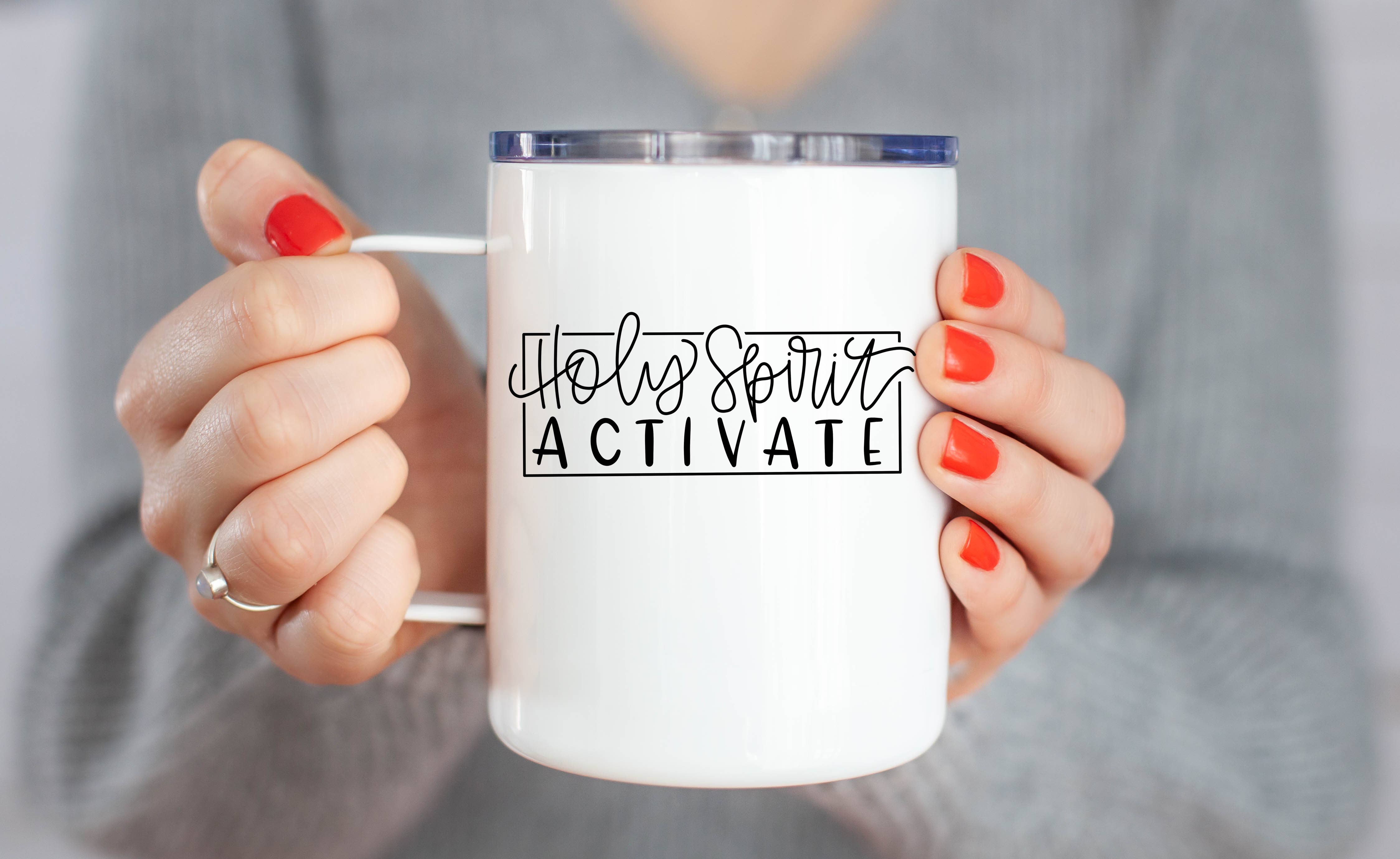 From Us To You Co. Handmade Goods - Wholesale Koffiemok - Heilige Geest activeren (MEERDERE STIJLEN) Christelijk motiverend7