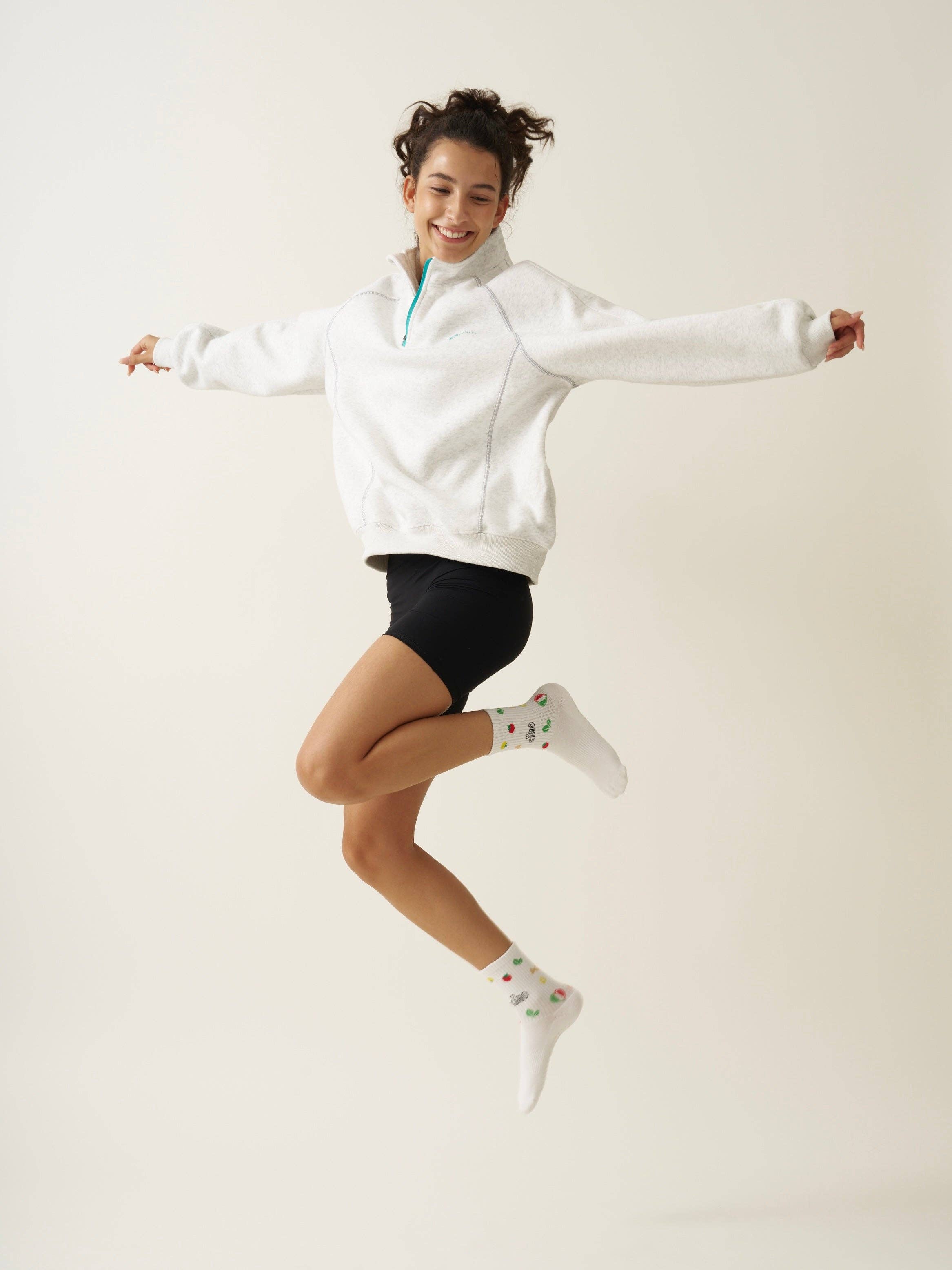 Effortless Club – wholesale Strumpor - Dam – 🇮🇹 Italiensk semester Greppsocka, Pilatesstrumpor3