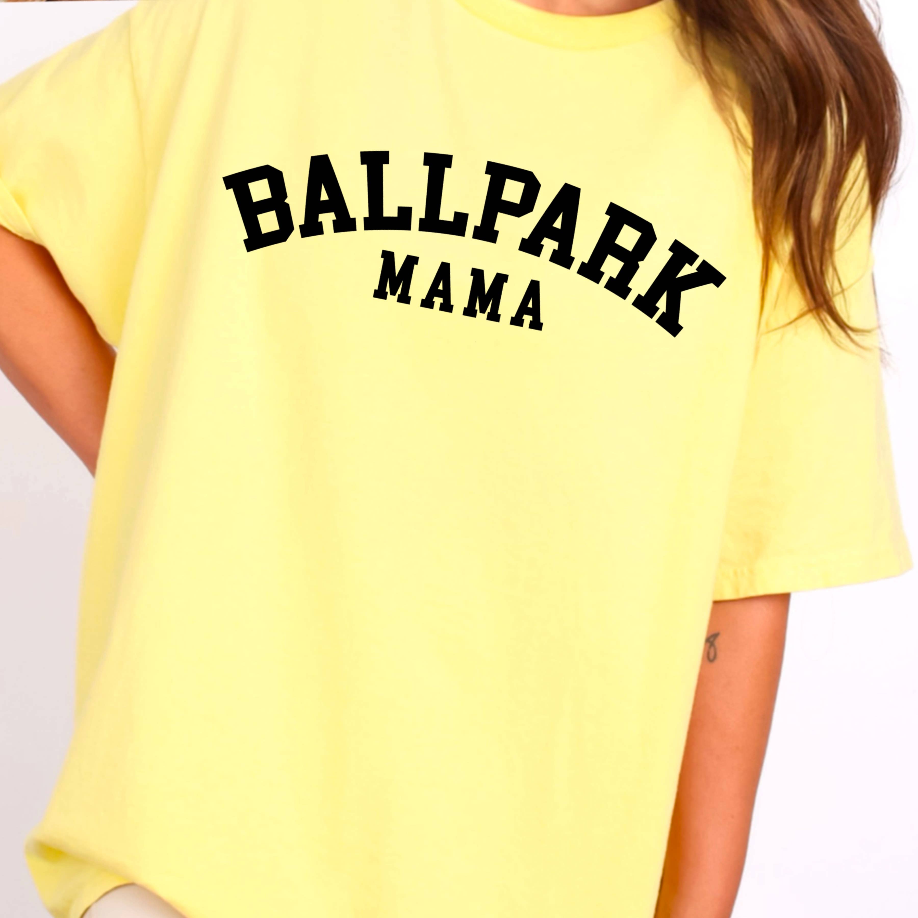 Shoppe SHC - Wholesale T-Shirt (Graphic) - Women's - Ballpark Mama Graphic Shirt | Gameday Shirt | Gildan  6