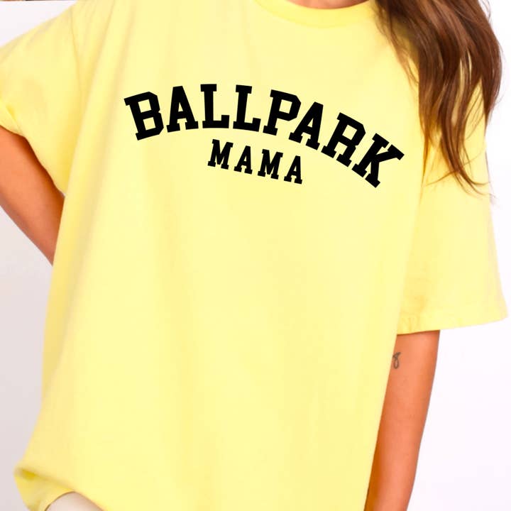 Shoppe SHC - Wholesale T-Shirt (Graphic) - Women's - Ballpark Mama Graphic Shirt | Gameday Shirt | Gildan  6