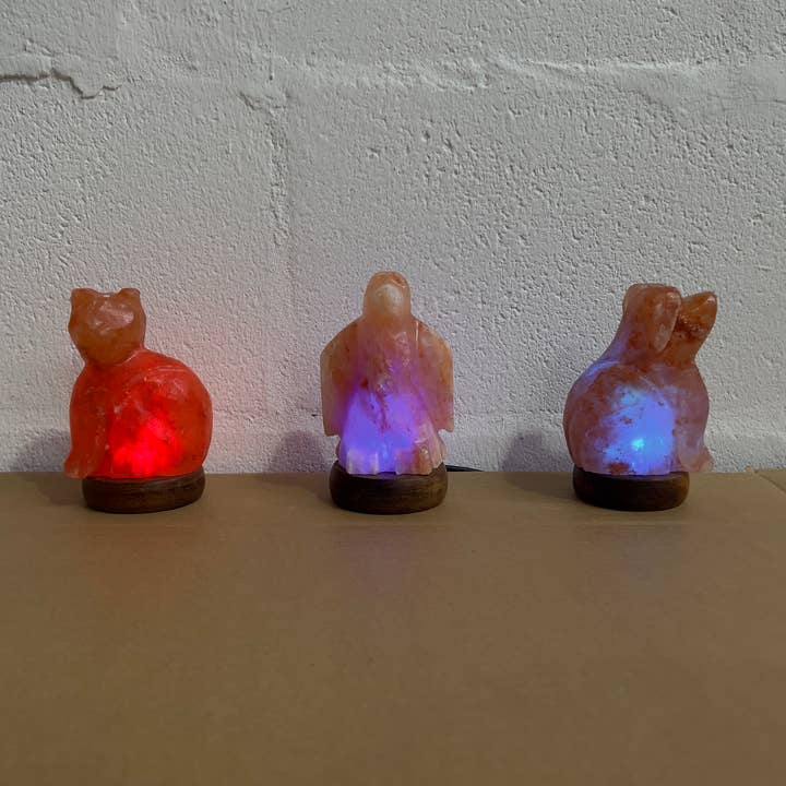 Venda de Amostras - Lâmpadas de Sal LED USB Rosa Lote de 3 por atacado de Heaven Spring Ltd