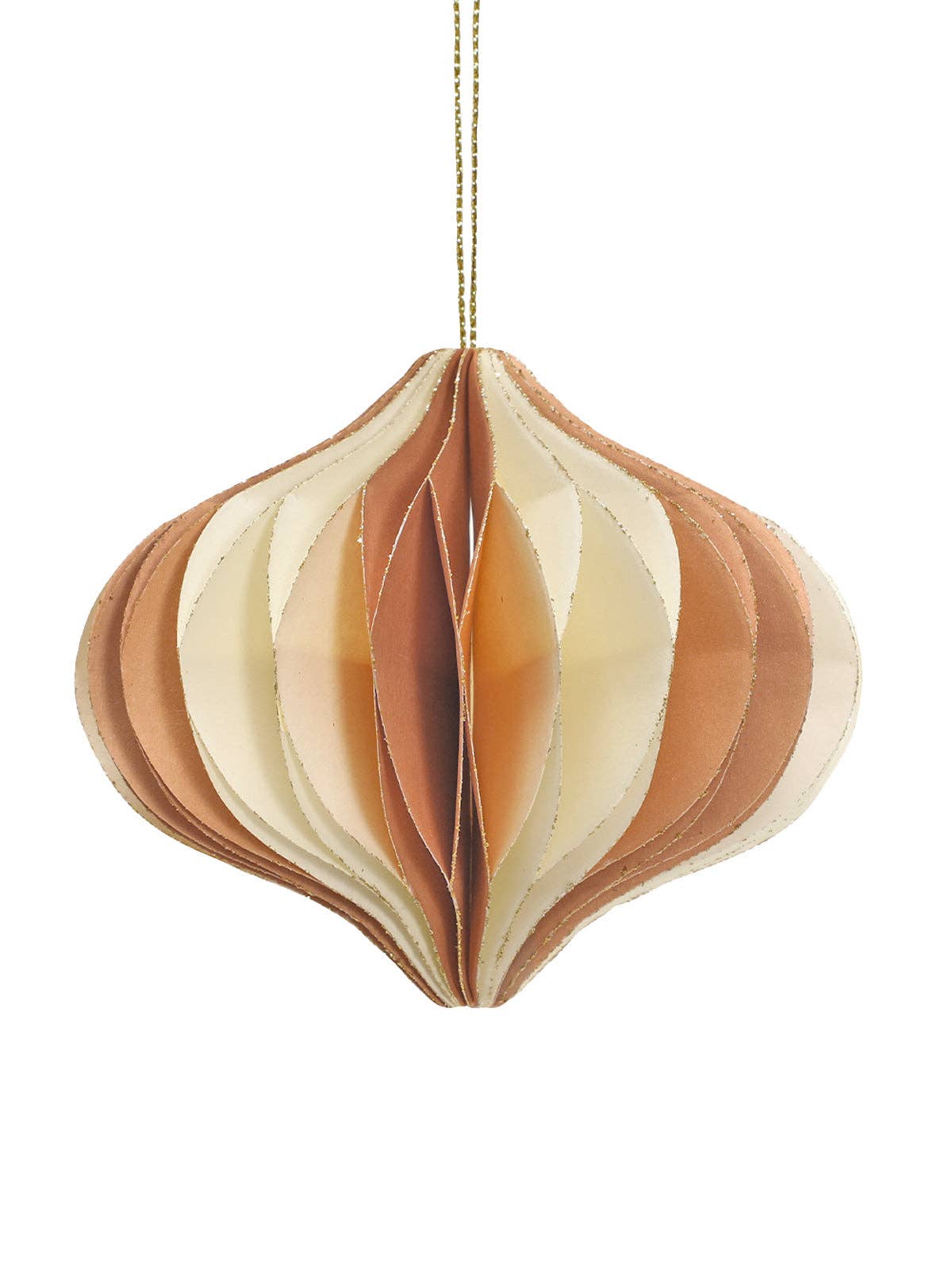 coopz - Wholesale Ornament - Paper Christmas ornament onion striped1