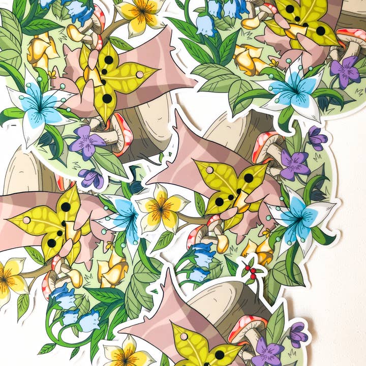 Sarah May Arts - Wholesale Sticker - Korok Garden Vinyl Waterproof Die Cut Sticker