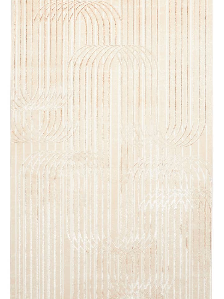 Tapis de zone beige Blythe pour la vente par ECARPETGALLERY