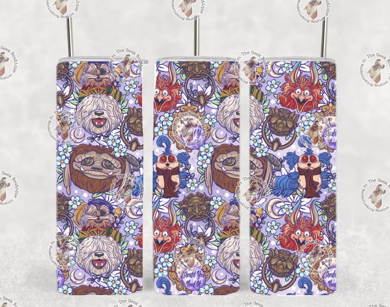 The Geek Boutique - Wholesale Insulated Mug/Tumbler - Labyrinth Movie Classic Sidekicks Friends Magical Tumbler0