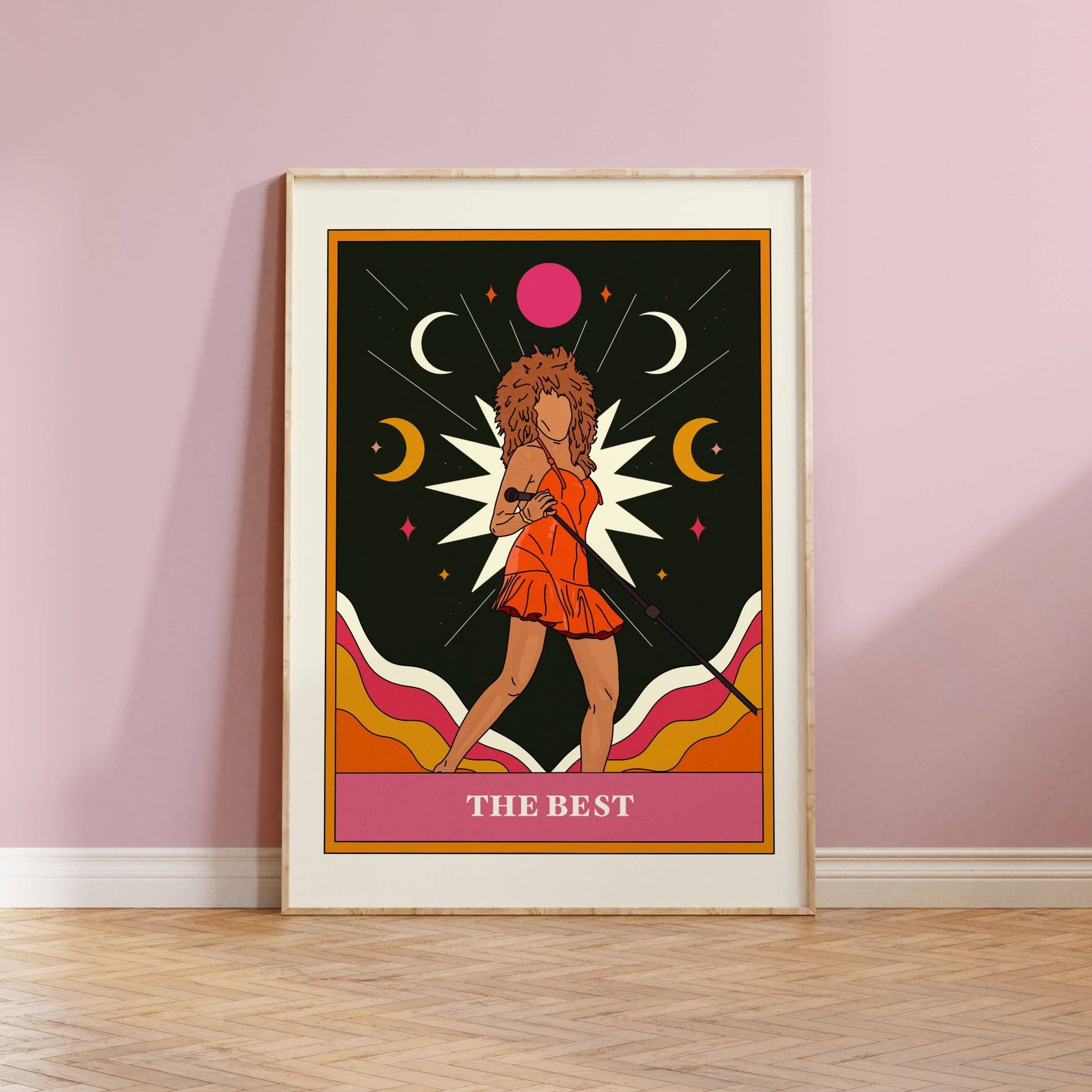 Twisted Rebel Designs - Wholesale Art Print - Tina Turner Card Art Print
