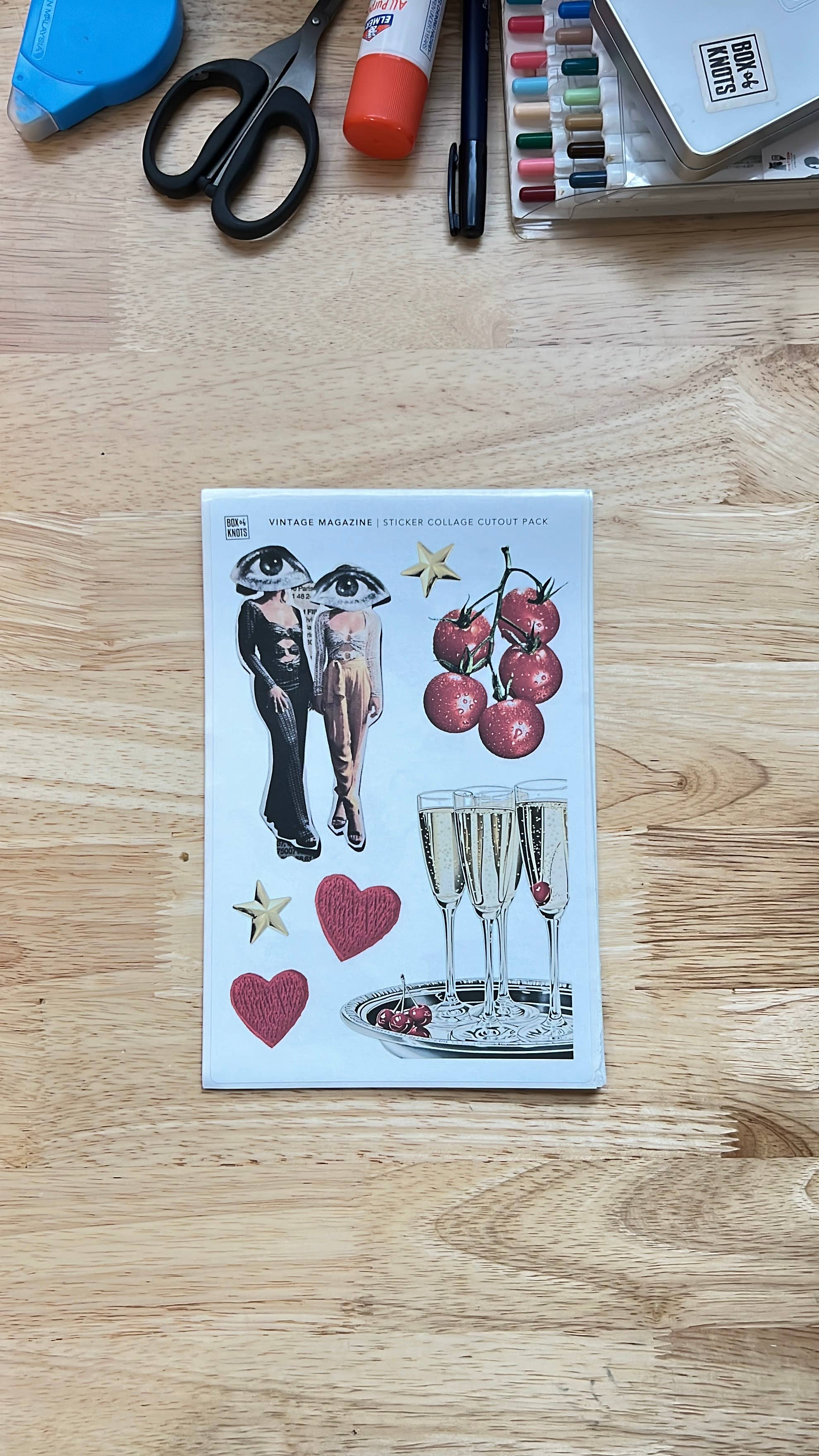 BOX OF KNOTS - Wholesale DIY Craft Kit - THE VINTAGE MAGAZINE COLLECTION | JOURNAL KIT7