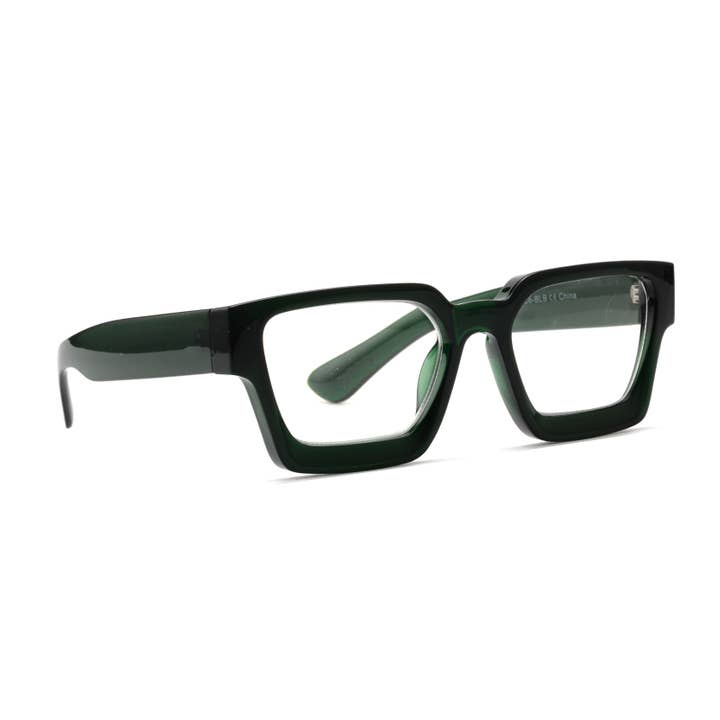Ryan Simkhai Eyeshop - Wholesale Eyeglasses - Women's - RYLAN | Forest Green | Blue Light Blocking