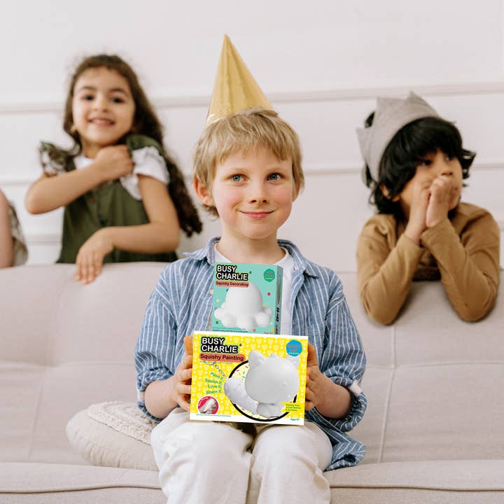 Busy Charlie LLC – Kit de artesanato DIY - Criança por atacado – Kit Squishy DIY - Little Octopus Squishy Maker2