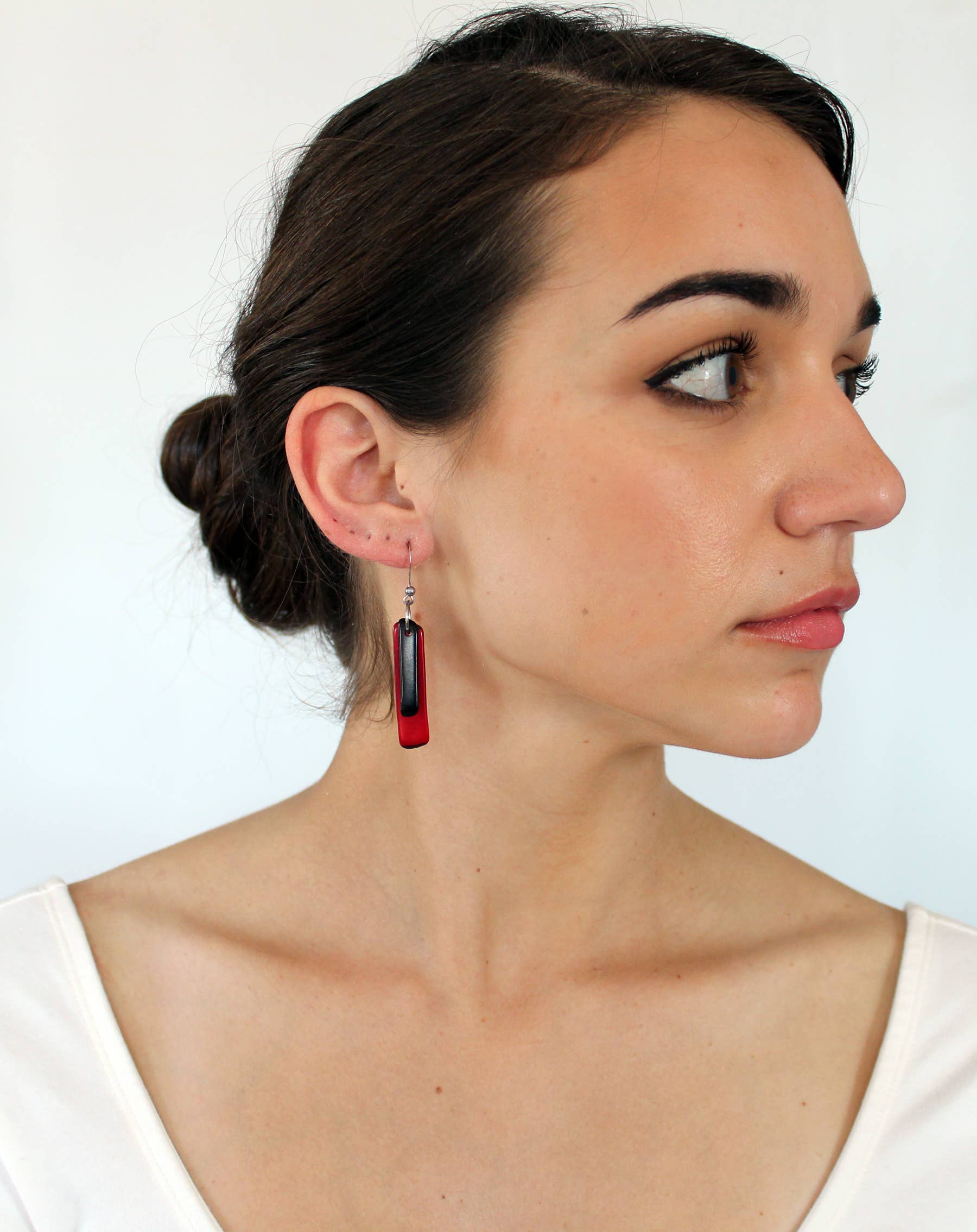 Muichic Natural Jewelry - Wholesale Jewelry Set - Tagua Jewelry Set, Fringe Tagua Necklace and Earrings 14