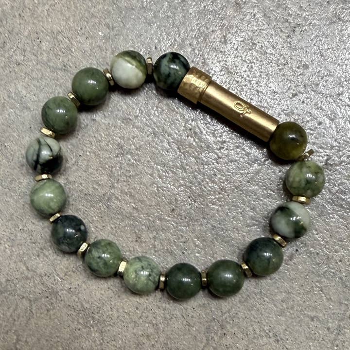 Jade Jungle Bracelet for wholesale by Wishbeads