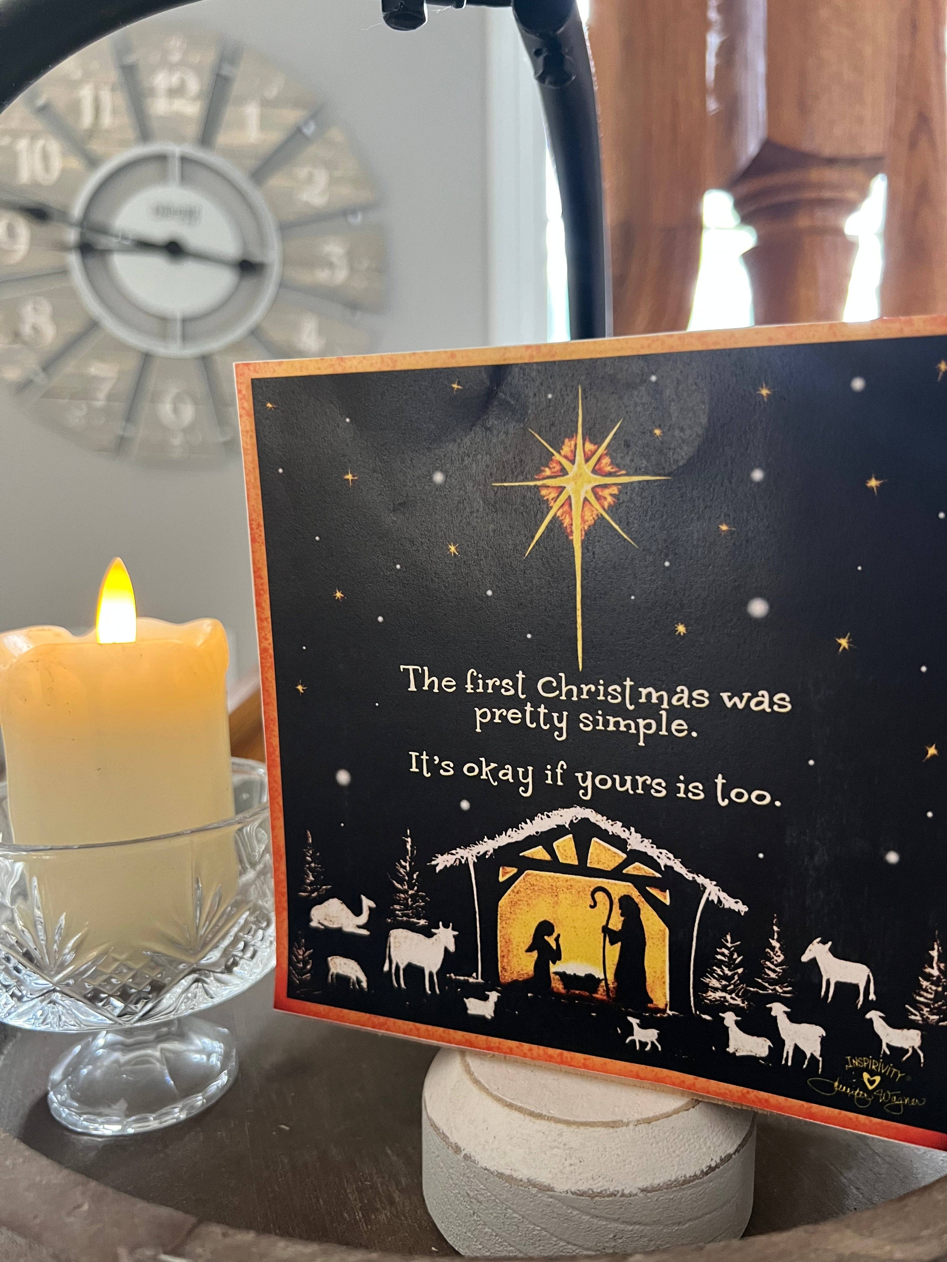 Lauras Closet - Wholesale Christmas Decoration - THE FIRST CHRISTMAS WAS PRETTY SIMPLE