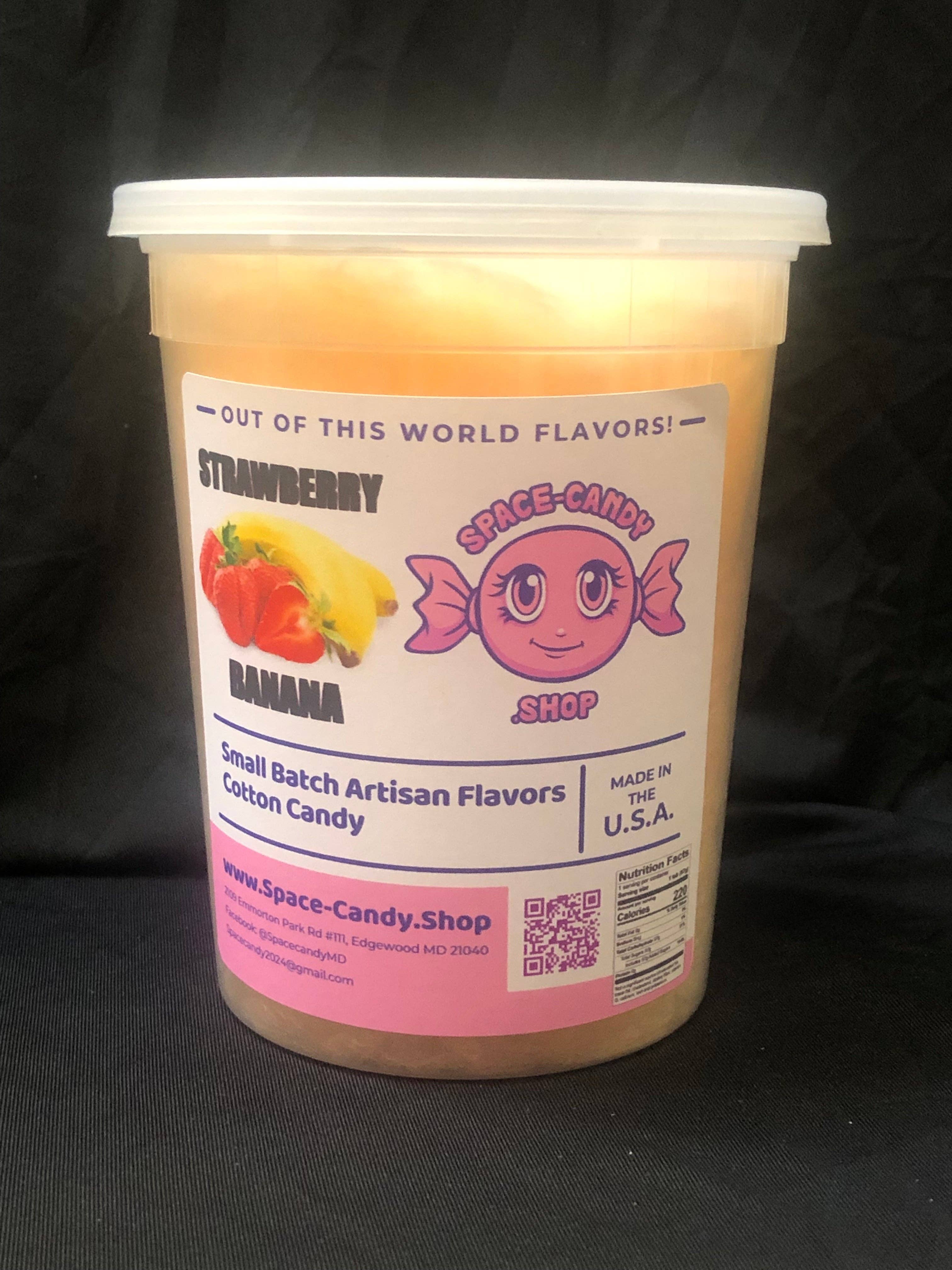 Space-Candy.Shop - Wholesale Suikerspin - Strawberry Classic Cotton Candy, kuipje van 32 oz.14