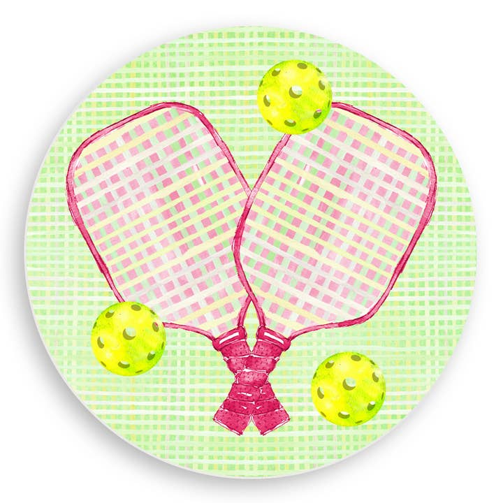 Pickleball Day Dinker Vinyl Placemat for wholesale by French Graffiti