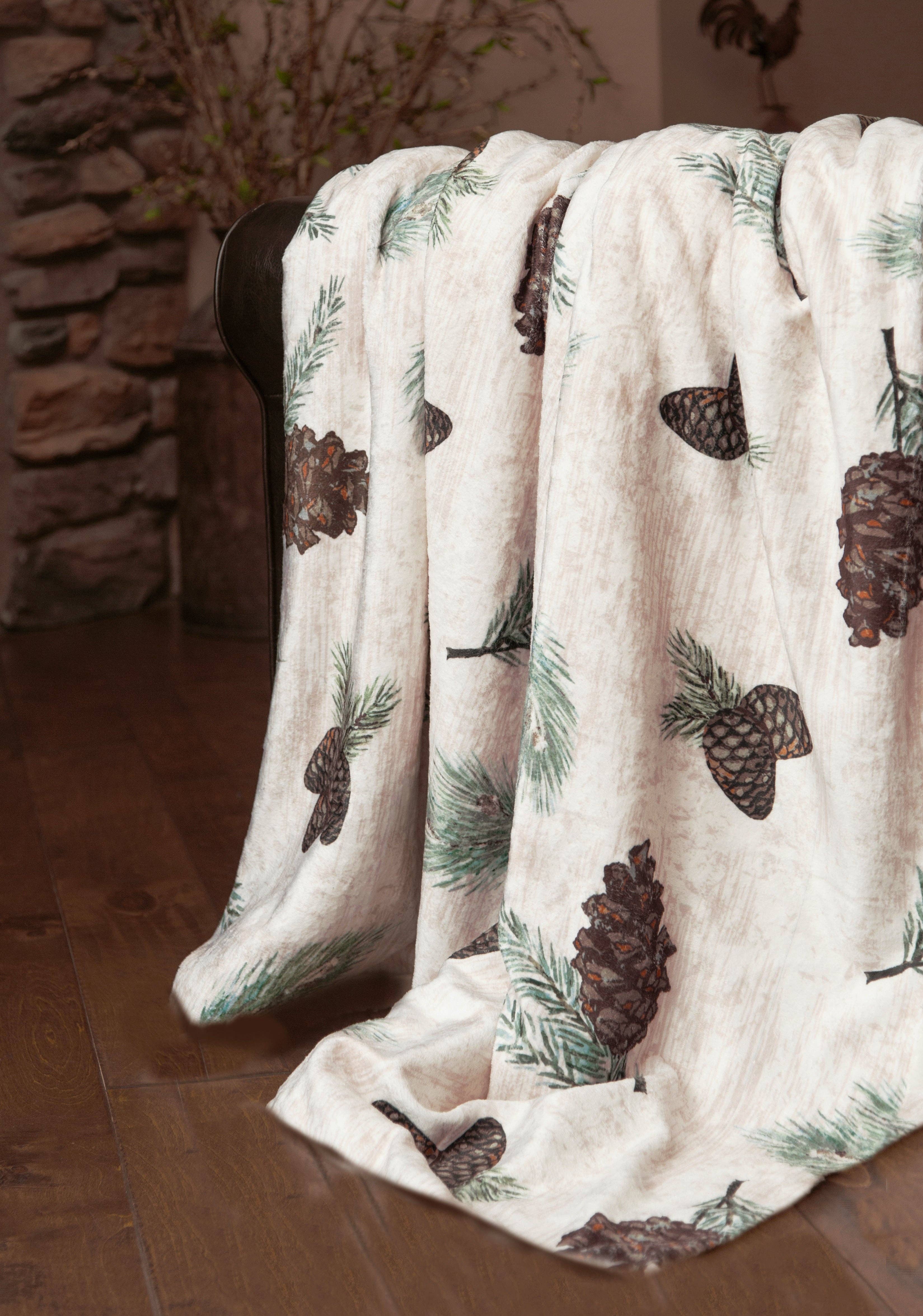 Carstens, Inc. - Vente Plaids - Plaid en peluche épais en pin5