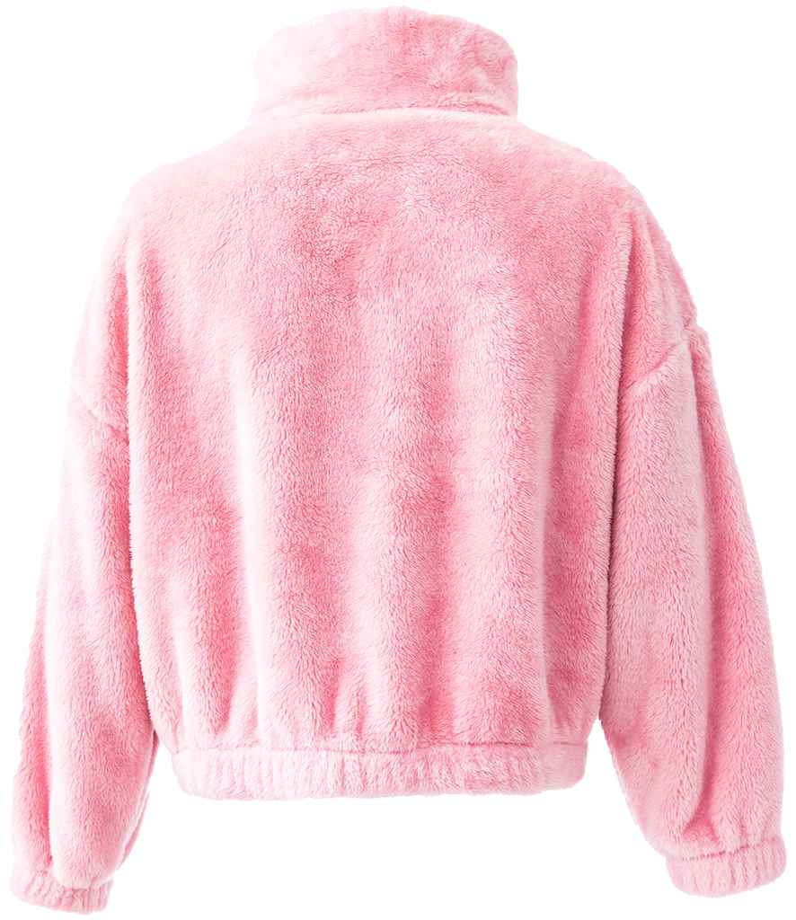 Pierre Francis – wholesale Fleece – Women′s – Brand Lab - Ladies Fluffy 1/4 Zip Fleece3