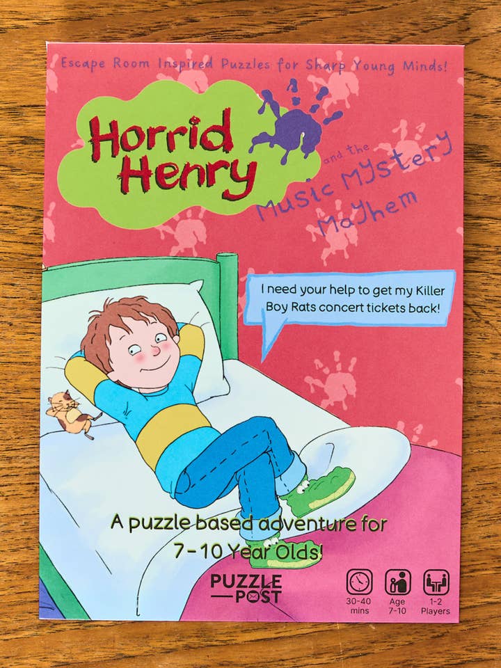 Horrid Henry and the Music Mystery Mayhem (Age 7-10 years) for wholesale by Puzzle Post Games
