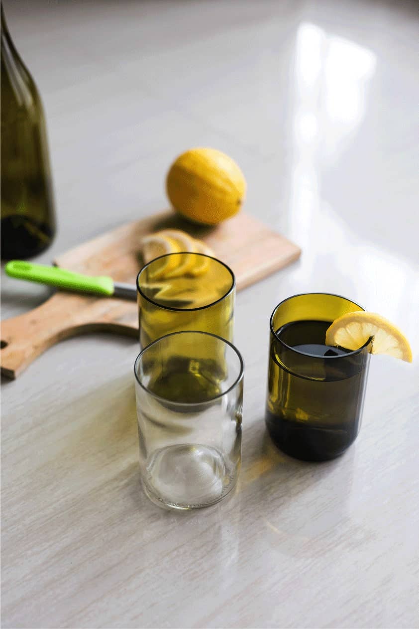 Rebottled - Wholesale Drinking Glass/Cup - Tumbler 4-pack - Clear4