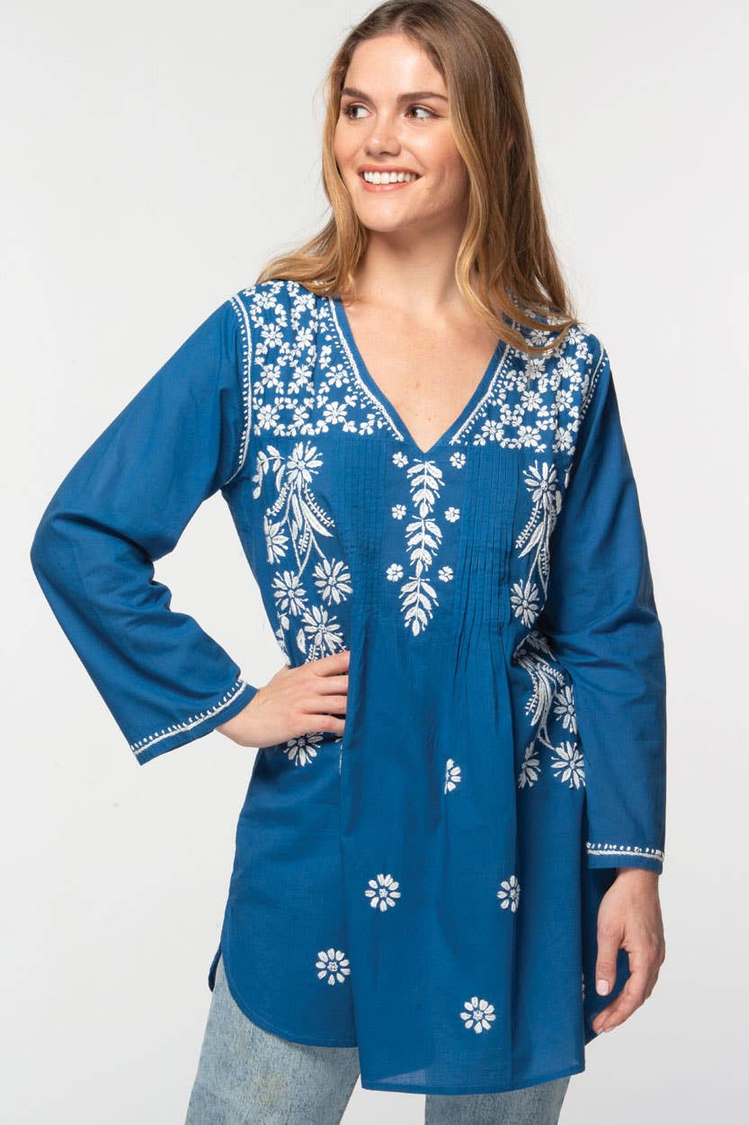 Sevya Handmade - Wholesale Tunic - Women's - Divya Hand-Embroidered Cotton Tunic15