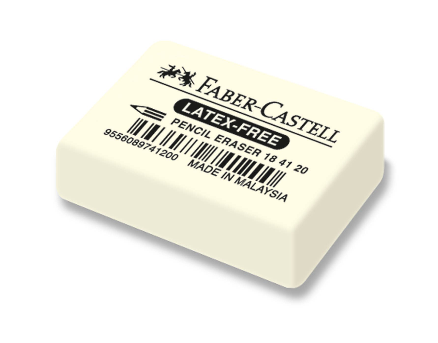 West Design Products UK – wholesale Eraser – Faber-Castell White Soft Natural Rubber Eraser(X20)1