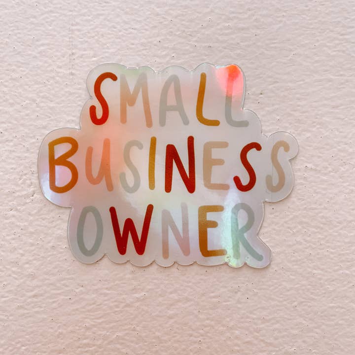 Maddie Green Designs - Wholesale Sticker - Holographic Motivational Quote Vinyl Stickers1