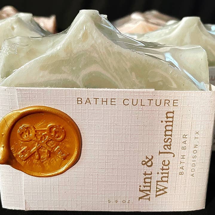 BATHE CULTURE - Wholesale Bar Soap - Mint & White Jasmin