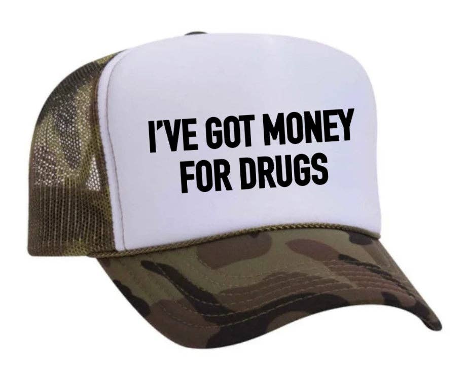 Inappropriate Trucker Hats – Großhandel Trucker-Cap – Unisex – Ich habe Geld für Drugs Trucker Hat28