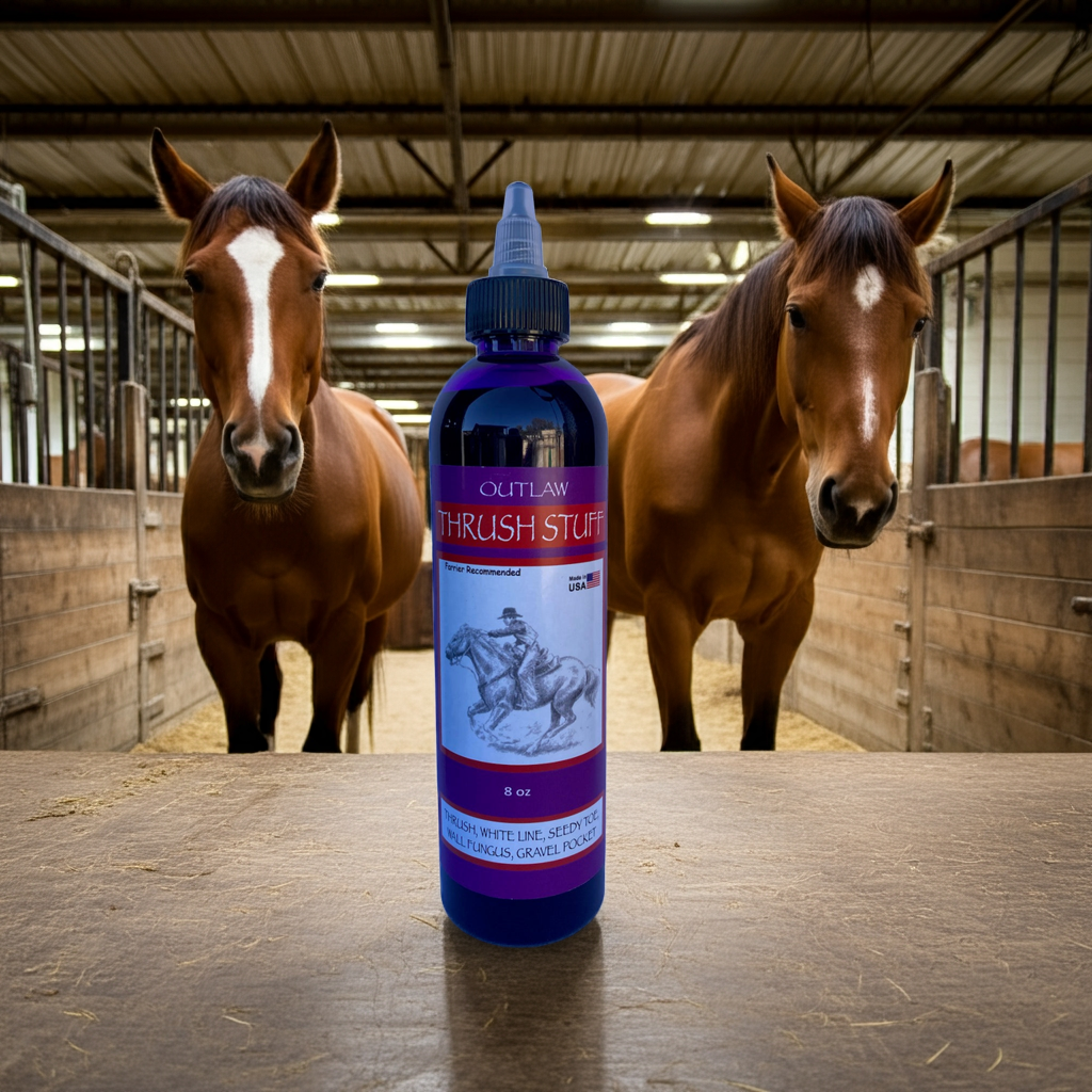 Outlaw Thrush Stuff – wholesale Horse conditioner/grooming aid – Thrush Treatment for Horses – Outlaw Thrush Stuff (8 oz)3