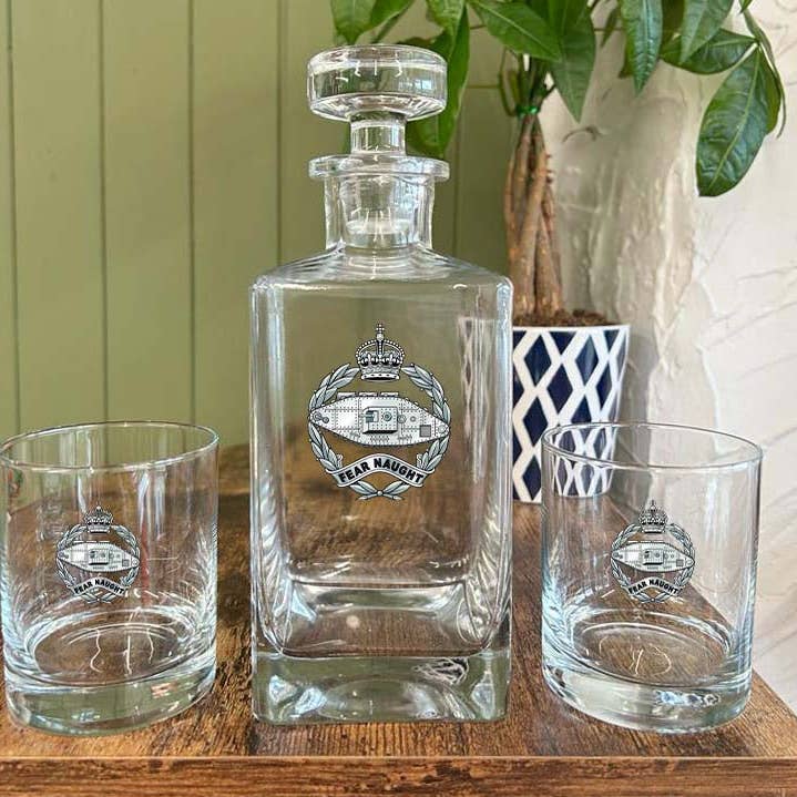 Régiment royal des blindés - Carafe (Nouvelle couronne du roi) pour la vente par Thecraftyblackdog