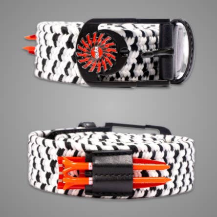 THE BRAIDED BYRD GOLF BELT - Black Capped Chickadee for wholesale by The Byrd Golf