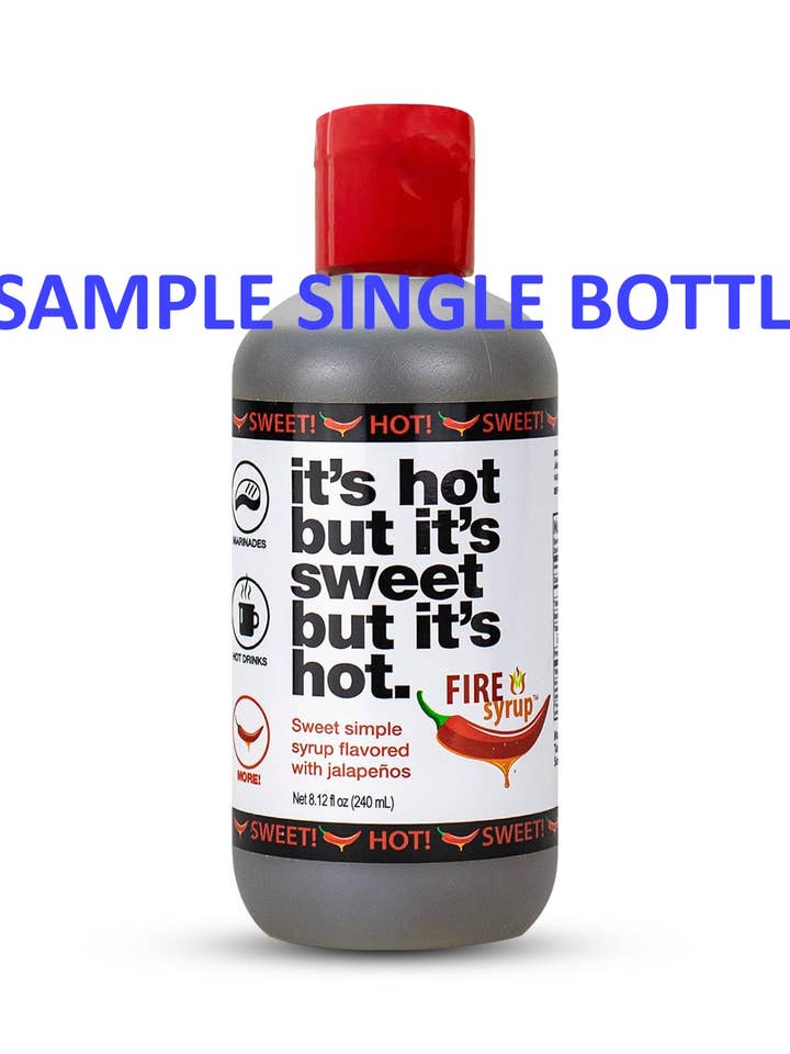 SAMPLE Fire Syrup - Single Bottle for wholesale by Lem's Meat Varnish