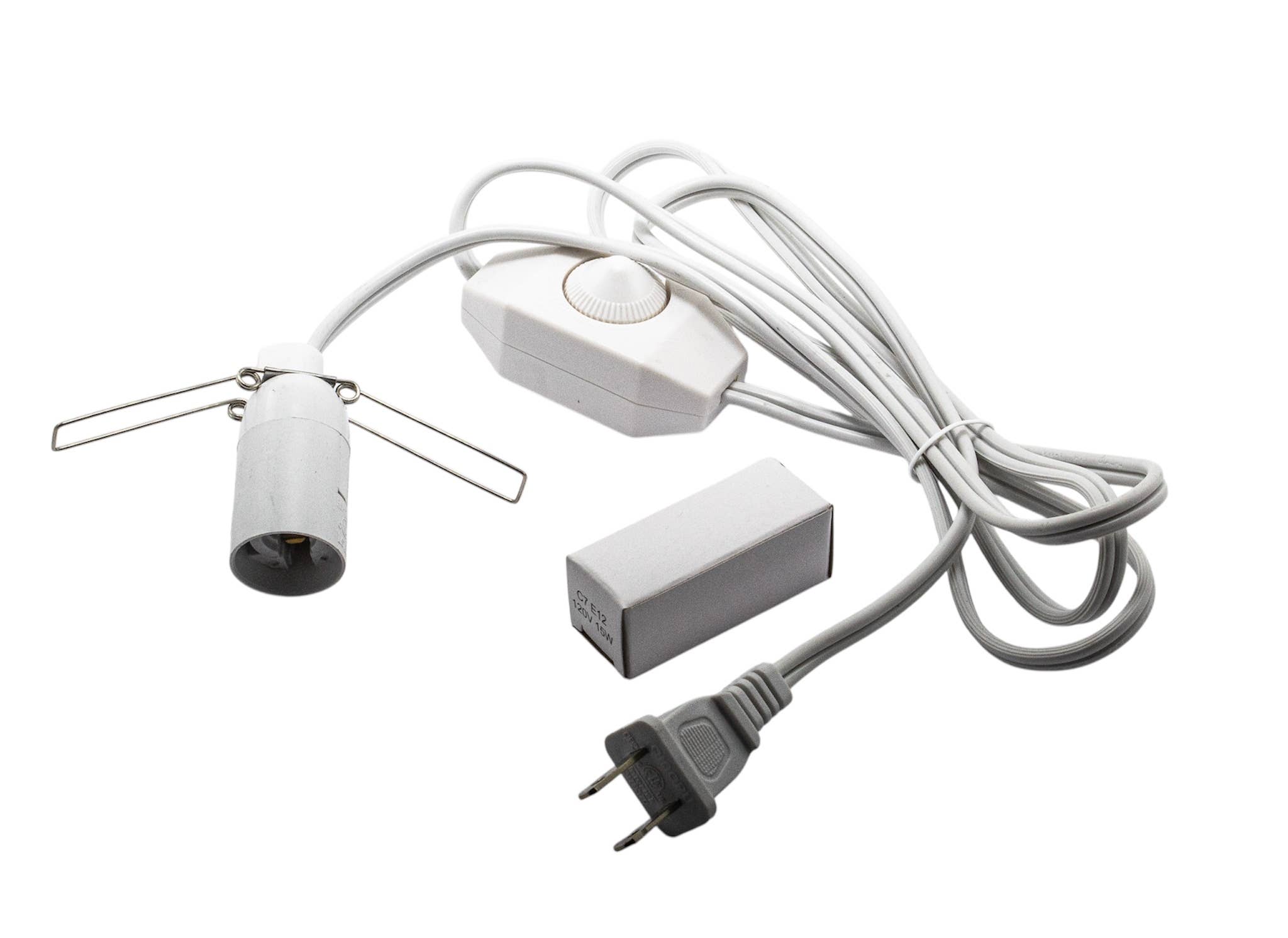 Quasar Gems USA - Wholesale Light Bulb/Puck - Light Bulb and Cord Kit Dimmer Switch0