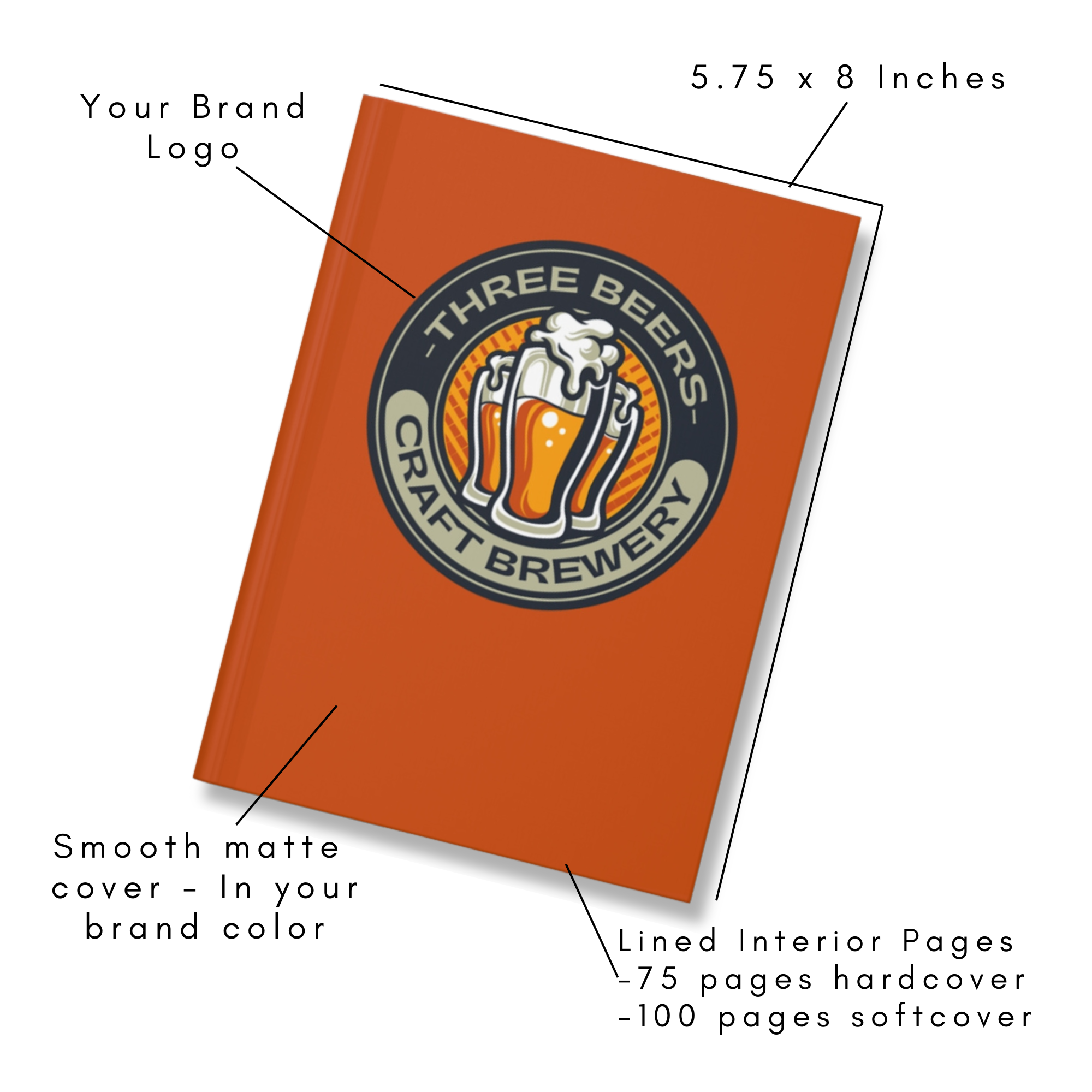 Sunny Day Style - Wholesale Journal/Diary - Custom Journals with Your Brand Logo & Colors3