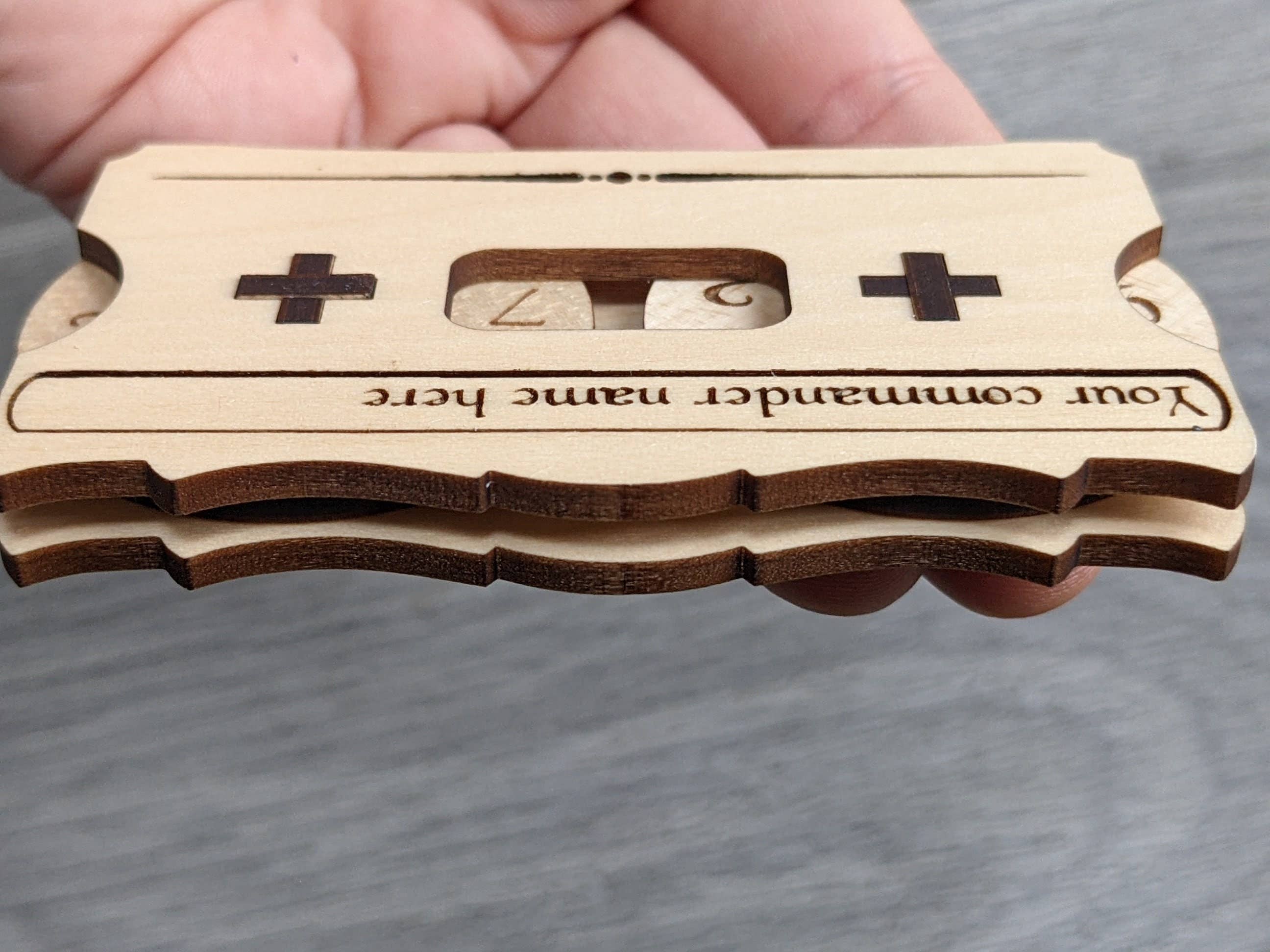 Chikai Shop - Wholesale Board Game - MTG Life counter,  The wooden hit point counter2