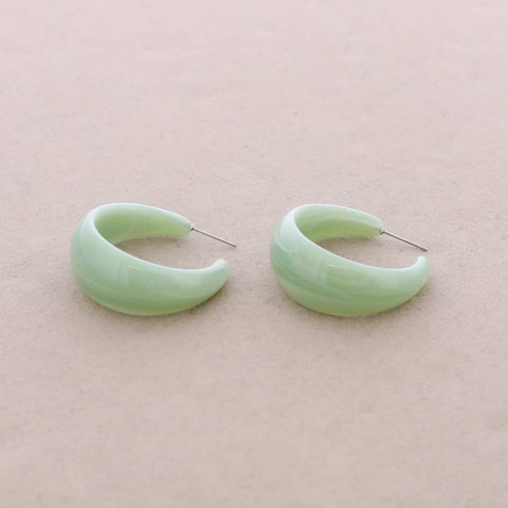 Resin Hoop Earrings for wholesale by Sonata