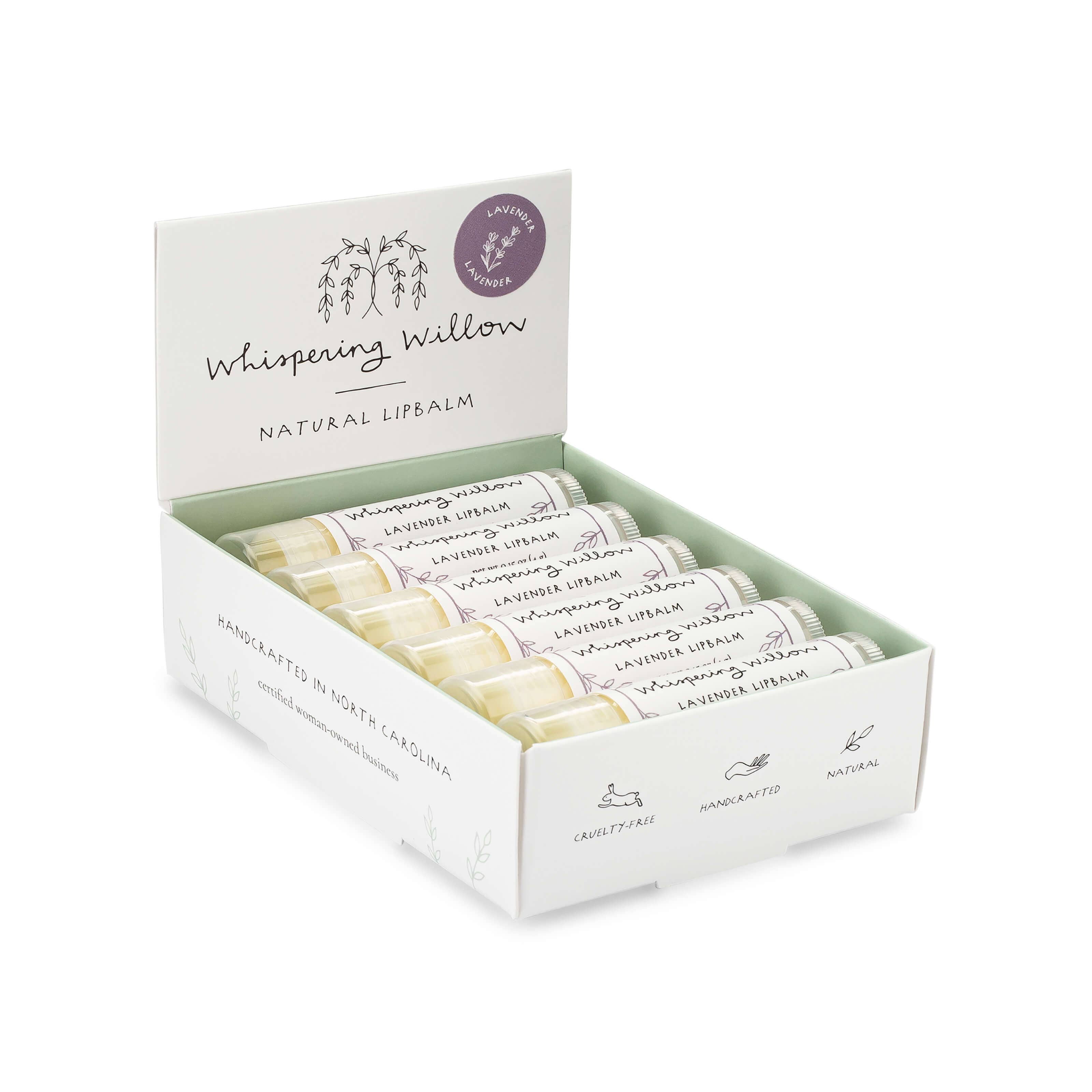 Whispering Willow - Wholesale Lip Balm - Vanilla Natural Beeswax Lip Balm1