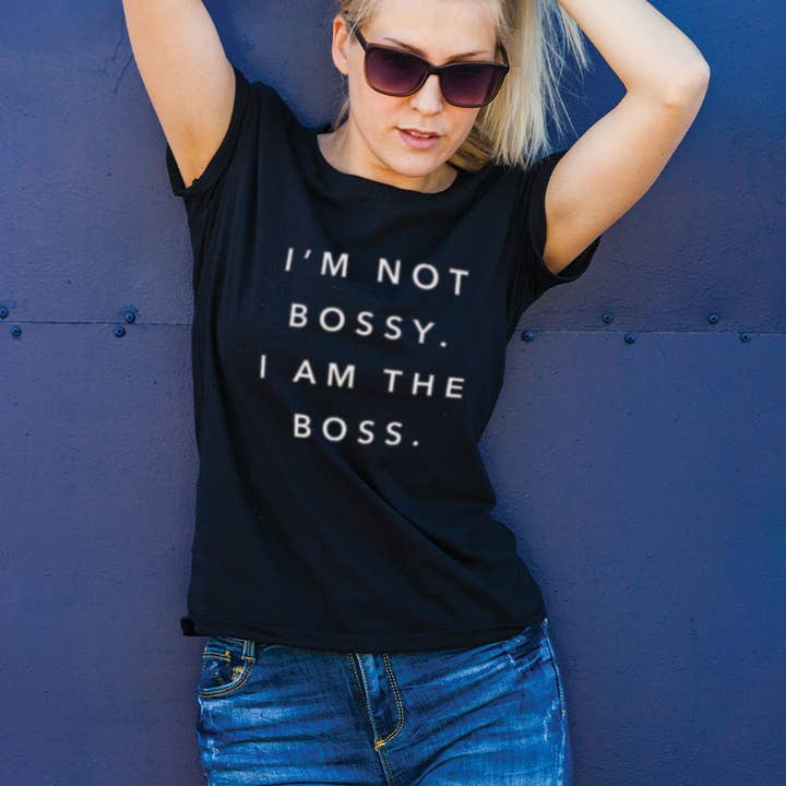 Boss Statement Everyday Women's Printed Tee PB-2836 for wholesale by Polar bee