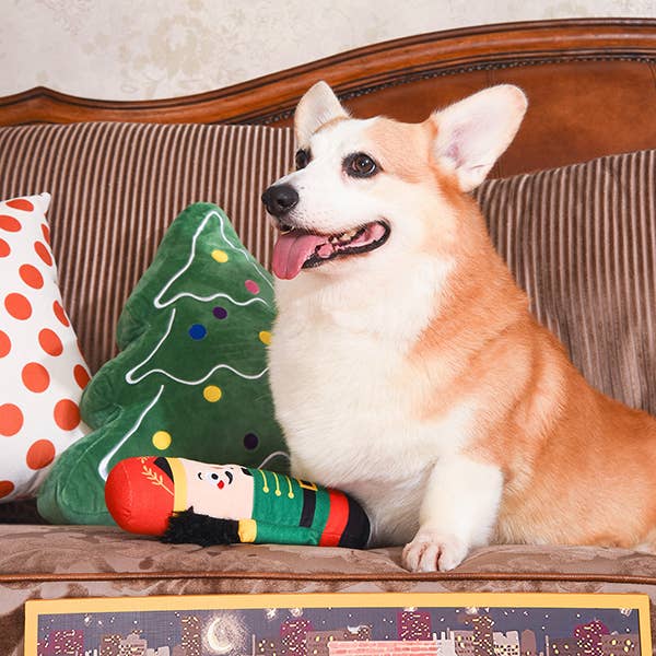 Hugsmart Products Inc - Wholesale Pet Plush Toy - Dog - HugSmart Pet - Happy Woofmas | Nutcracker - Dog Plush Toy