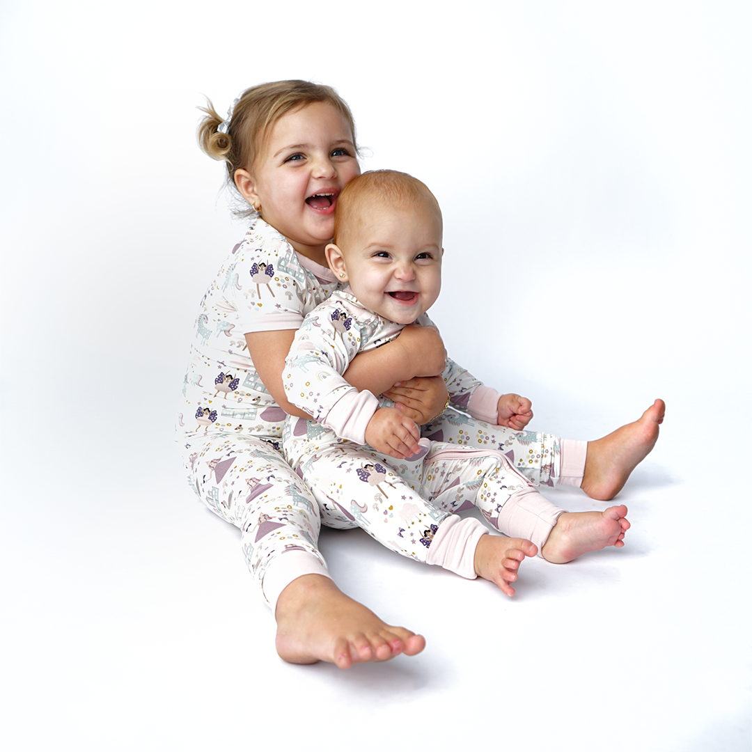 Emerson and Friends – wholesale Sleepwear set – Kids – Once Upon a Time Bamboo Short Sleeve Kids Pajama Pant Set3